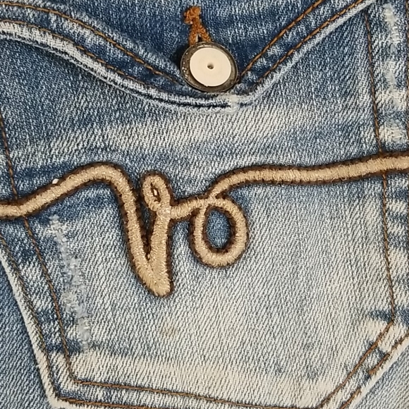 Vigoss Boot Cut Painted Jeans Sz 5 - Picture 6 of 13